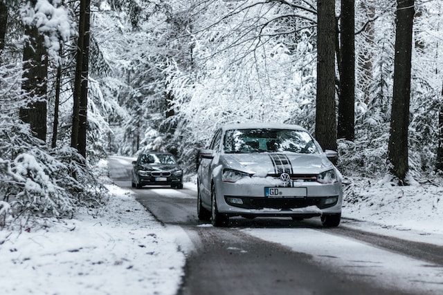Vehicle on Icy Road - christian-wiediger